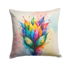 Seeds of Equality Pride Throw Pillow Machine Washable, Indoor Outdoor Decorative Pillow for Couch, Bed or Patio, 18Hx18W